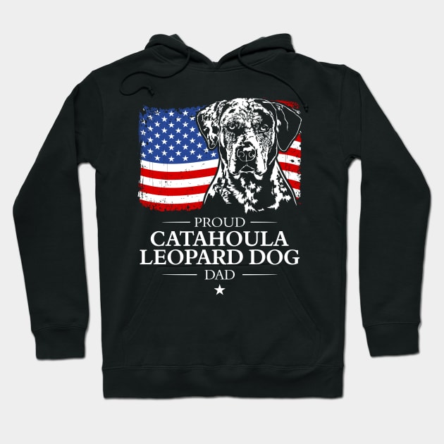 Proud Catahoula Leopard Dog Dad Hoodie by wilsigns